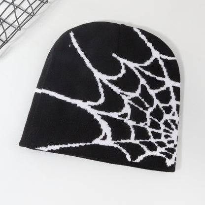 Spider Web Knitted Hat