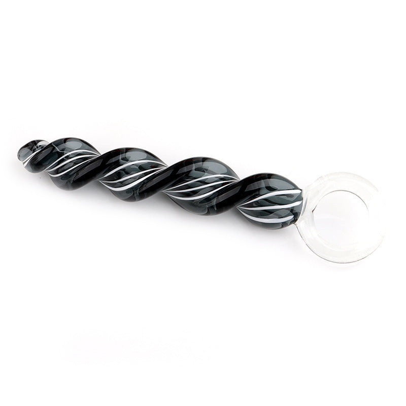 Spiral Glass Anal Plug
