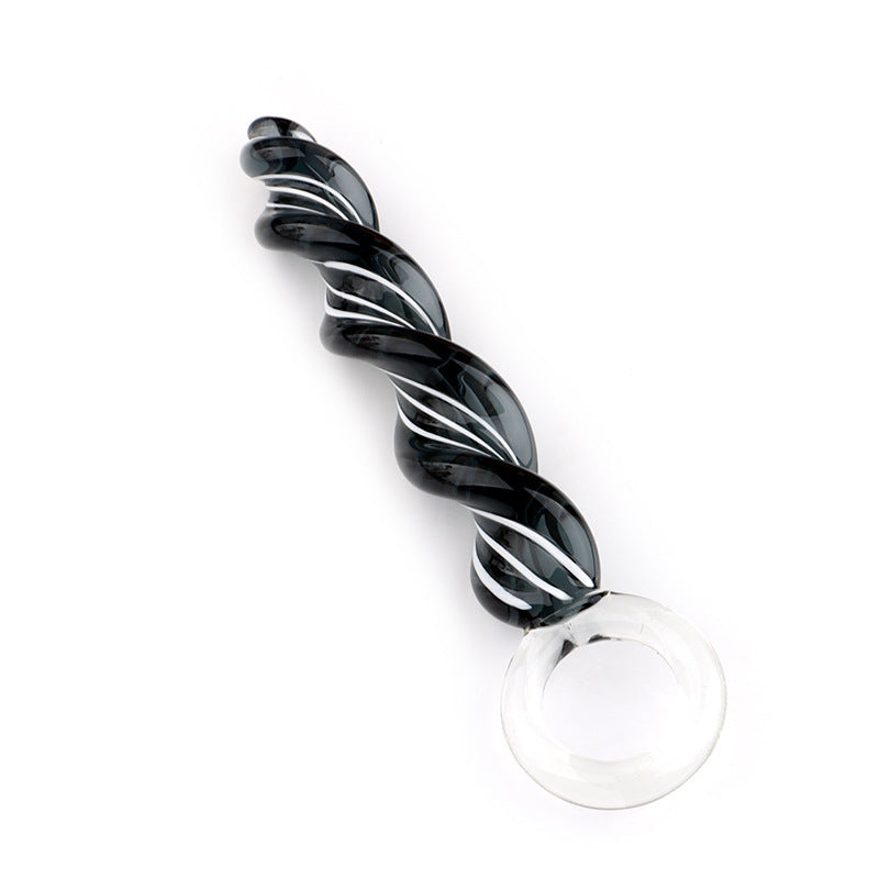 Spiral Glass Anal Plug