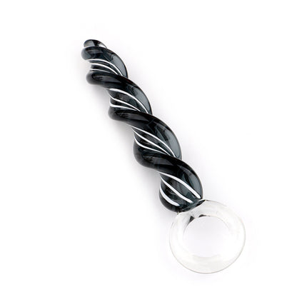 Spiral Glass Anal Plug