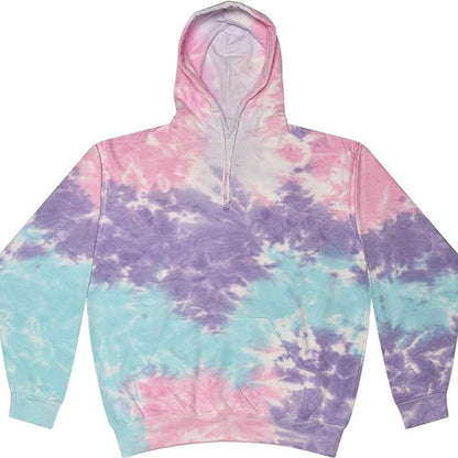 Spiral Print Hooded Sweatshirt