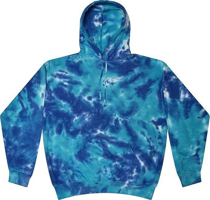Spiral Print Hooded Sweatshirt