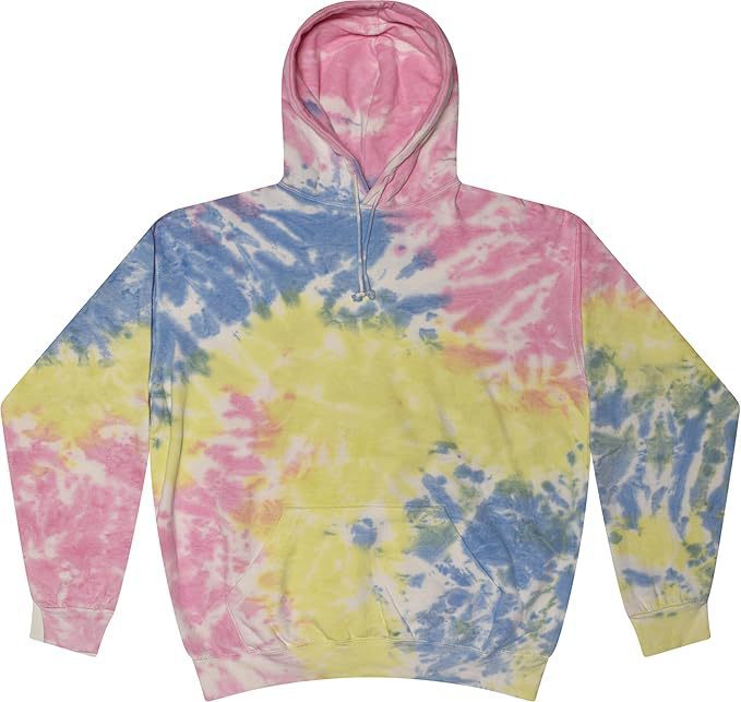 Spiral Print Hooded Sweatshirt
