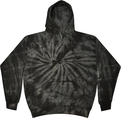 Spiral Print Hooded Sweatshirt