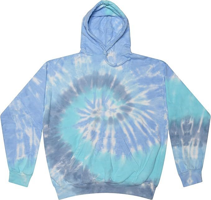 Spiral Print Hooded Sweatshirt