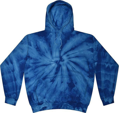 Spiral Print Hooded Sweatshirt