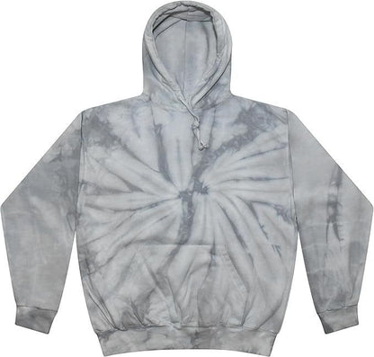Spiral Print Hooded Sweatshirt