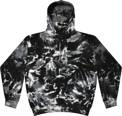 Spiral Print Hooded Sweatshirt