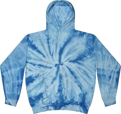 Spiral Print Hooded Sweatshirt