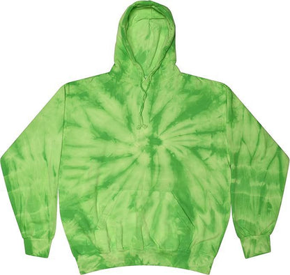 Spiral Print Hooded Sweatshirt
