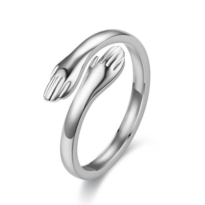 Spiral Twisted Healing Ring