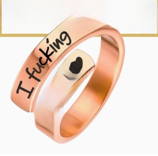 Spiral Twisted Healing Ring