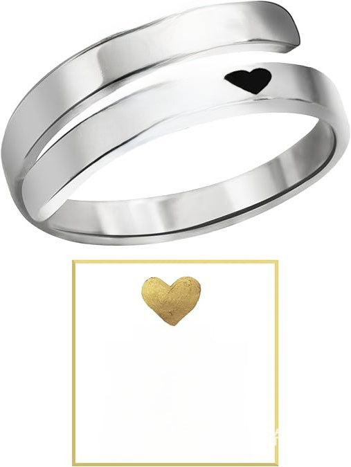Spiral Twisted Healing Ring