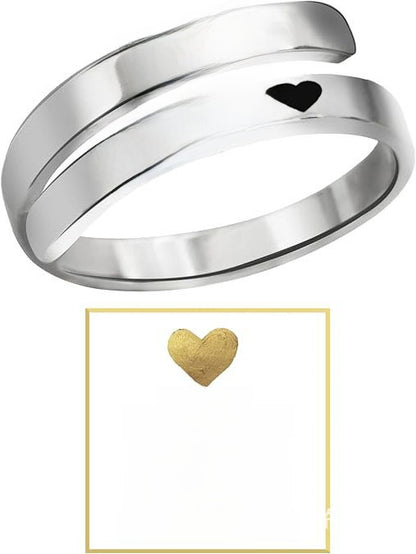 Spiral Twisted Healing Ring