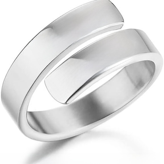Spiral Twisted Healing Ring