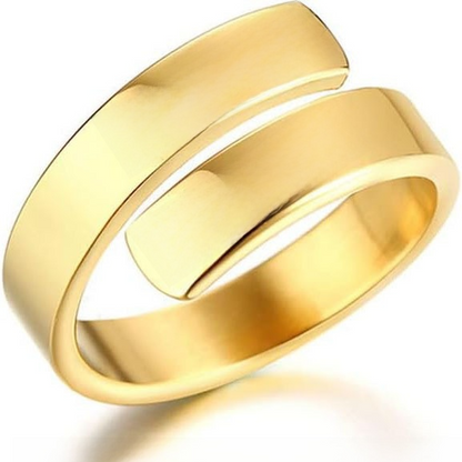 Spiral Twisted Healing Ring