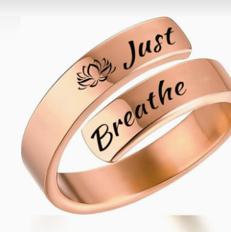 Spiral Twisted Healing Ring