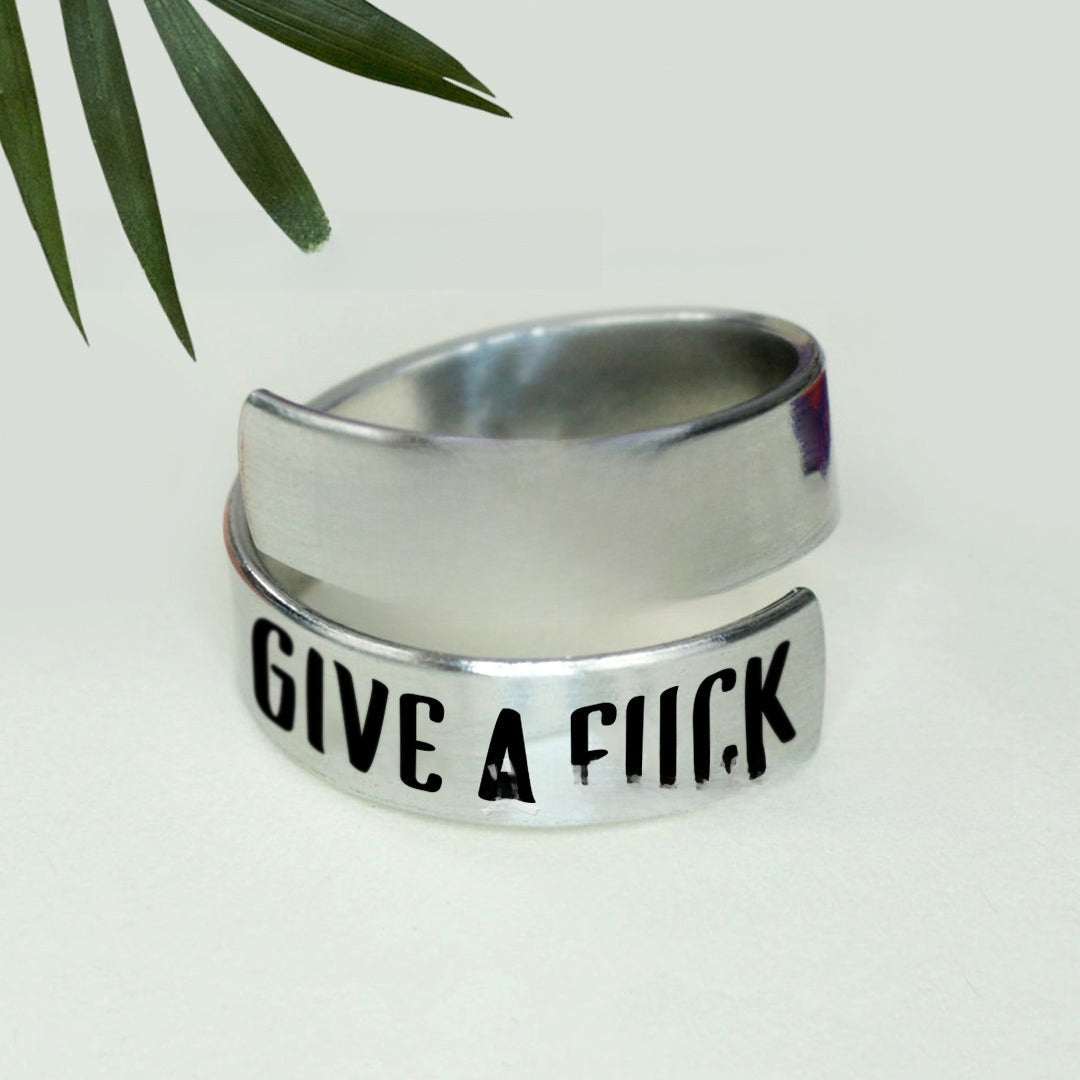 Spiral Twisted Healing Ring