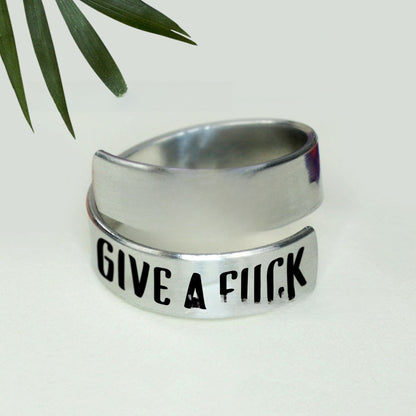 Spiral Twisted Healing Ring