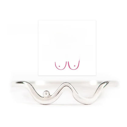 Spiral Twisted Healing Ring