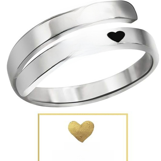 Spiral Twisted Healing Ring