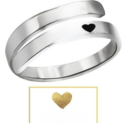 Spiral Twisted Healing Ring
