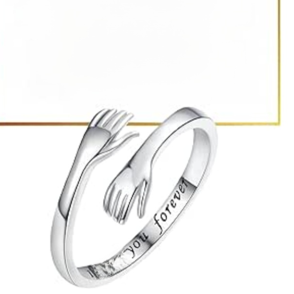 Spiral Twisted Healing Ring