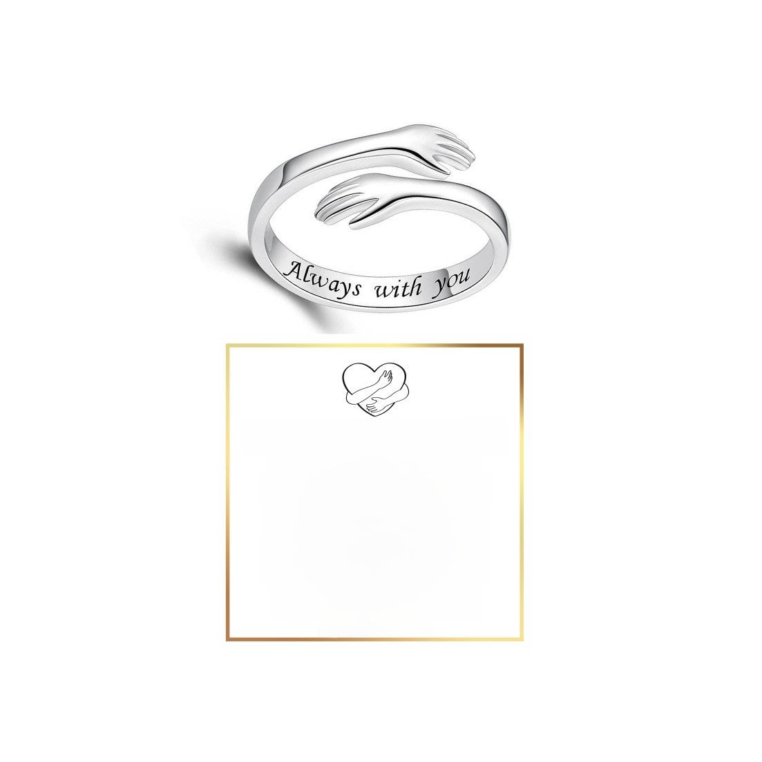 Spiral Twisted Healing Ring