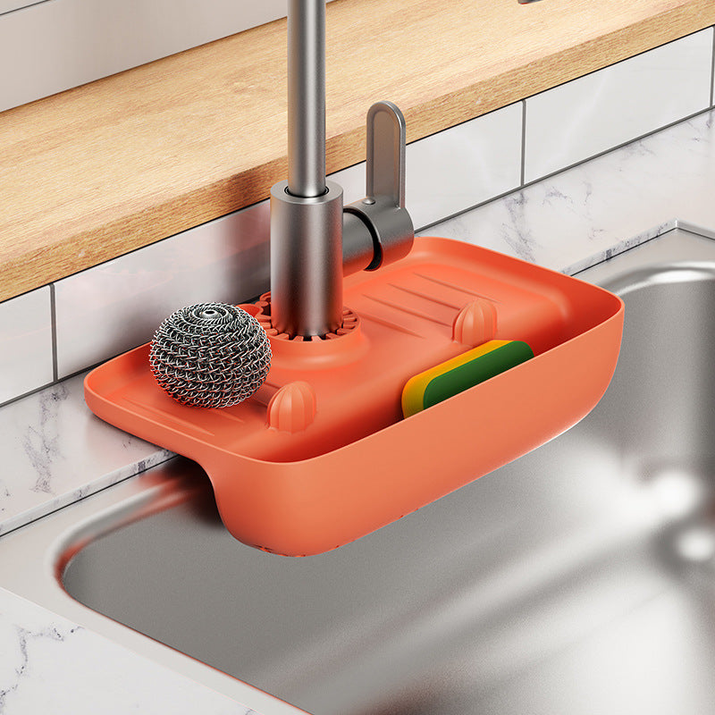 Splash-proof water collection rack