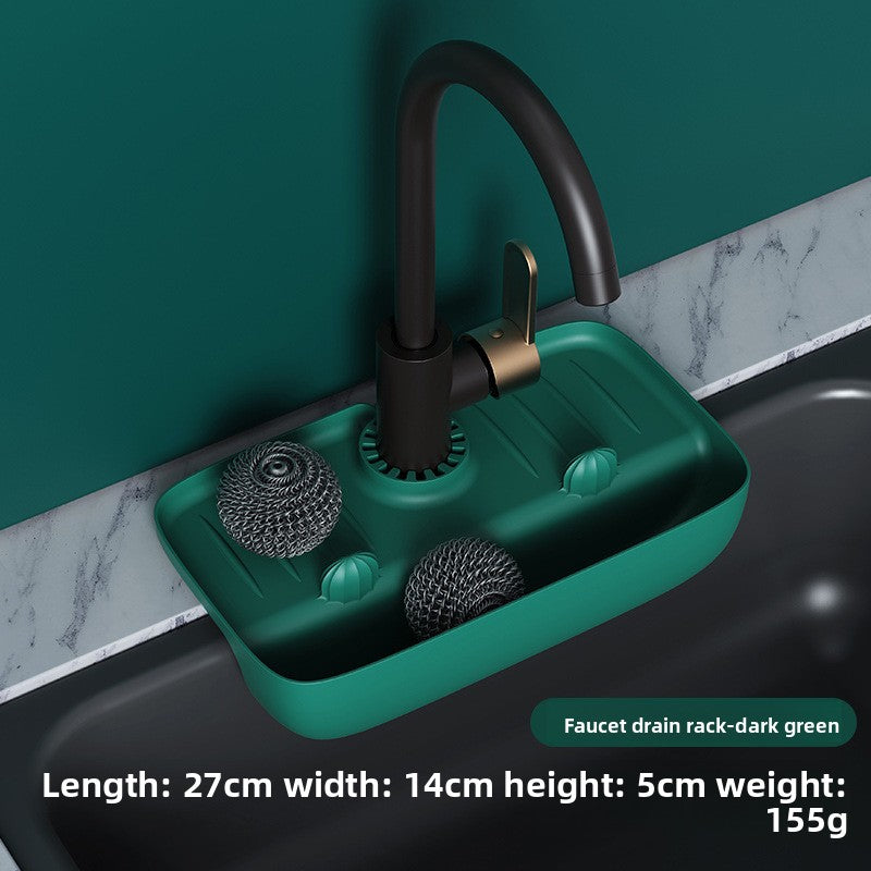 Splash-proof water collection rack