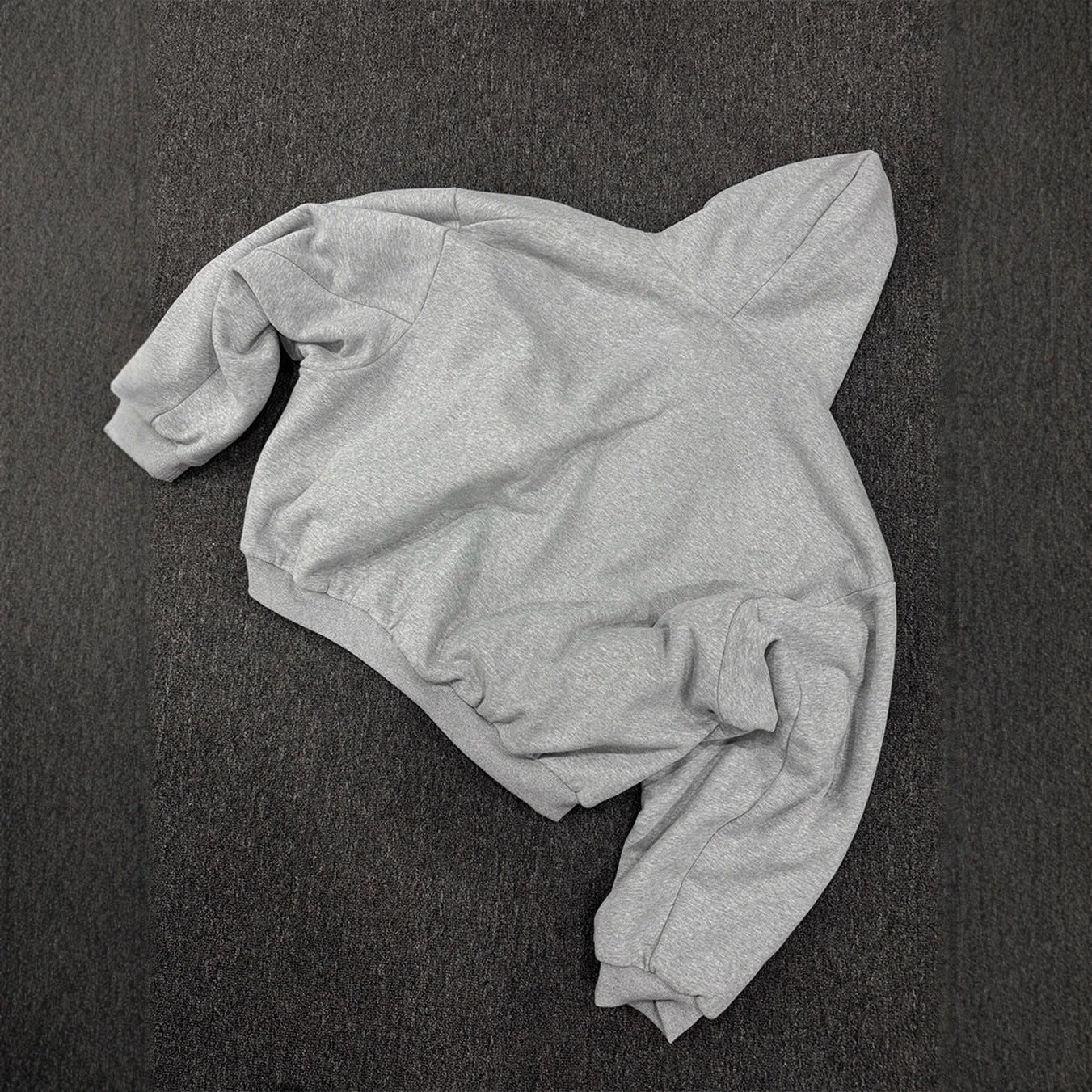 Spliced ​​Reversible Cardigan Sweatshirt