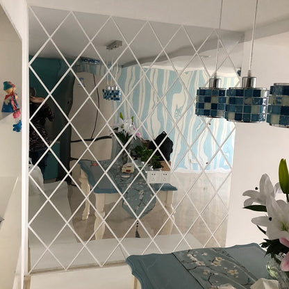 Splicing Mirror Wall Stickers