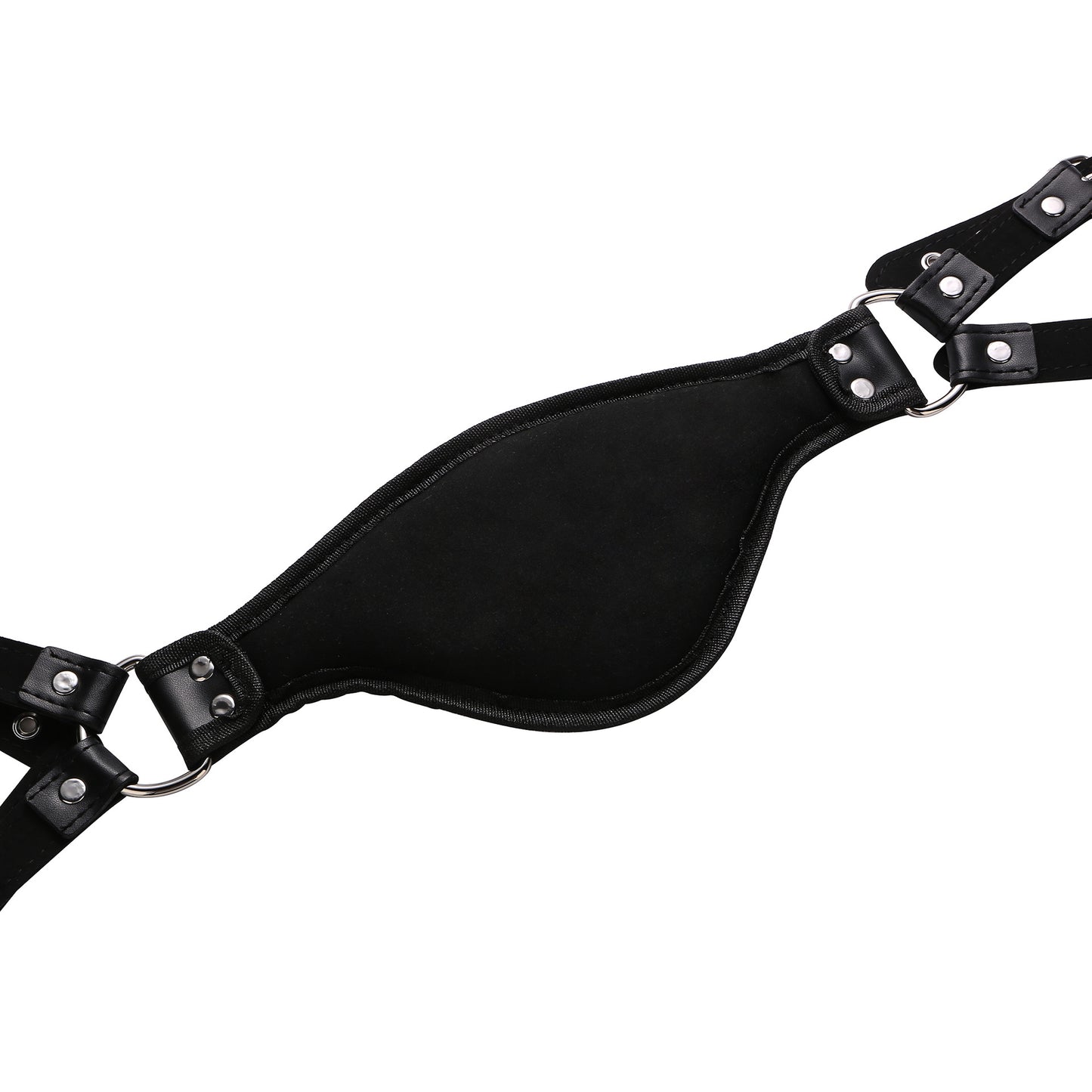 Split-leg with leather and iron chain