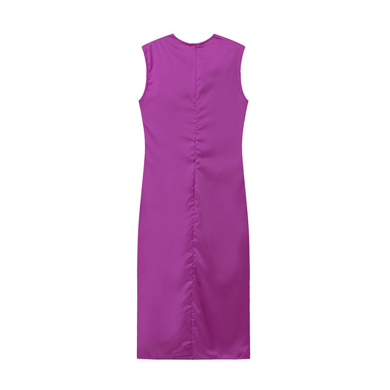 Split long skirt