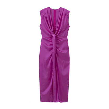 Split long skirt