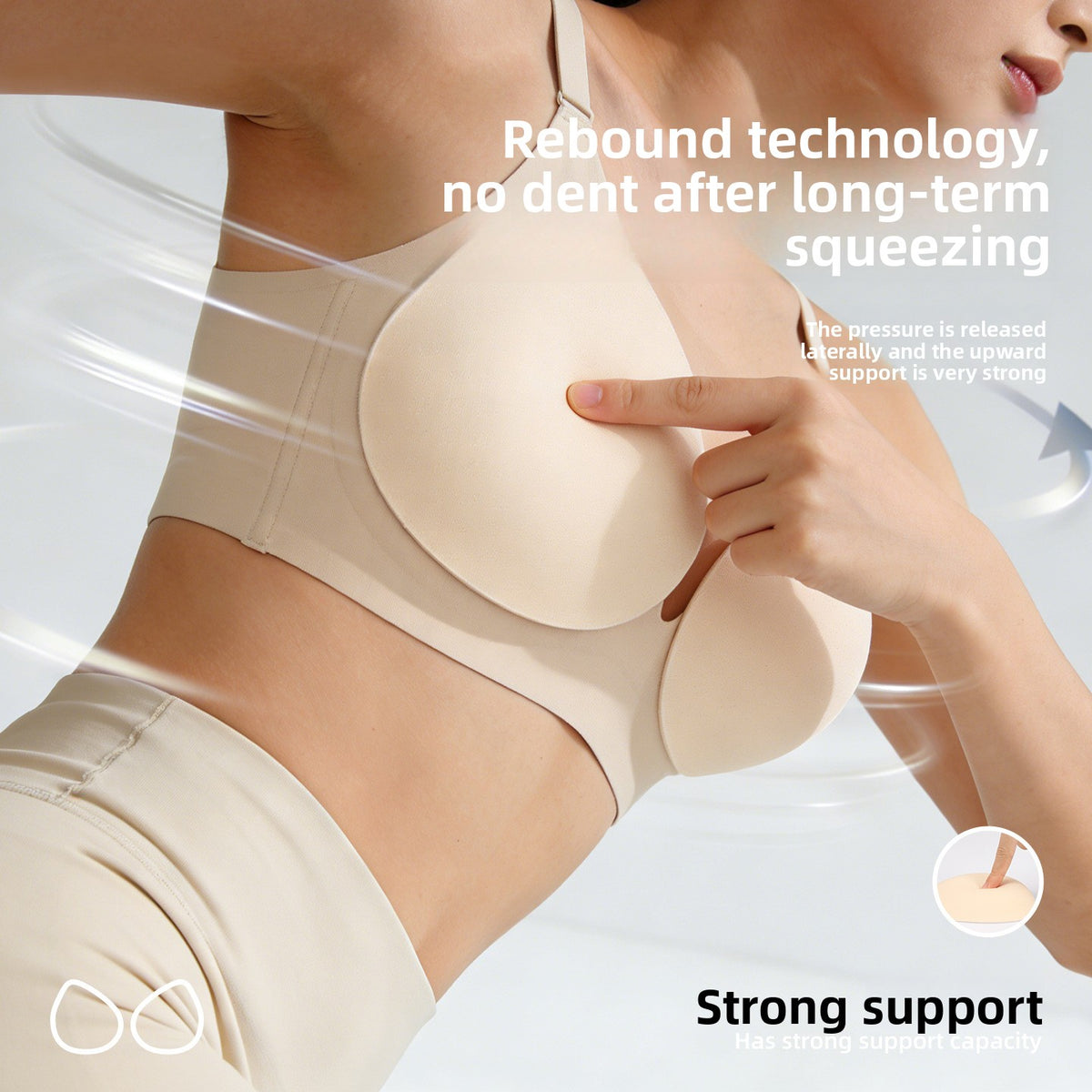 Sponge bra pads