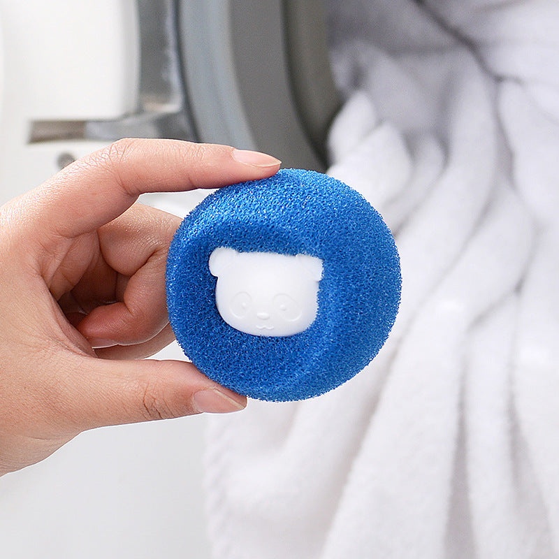 Sponge cleaning ball