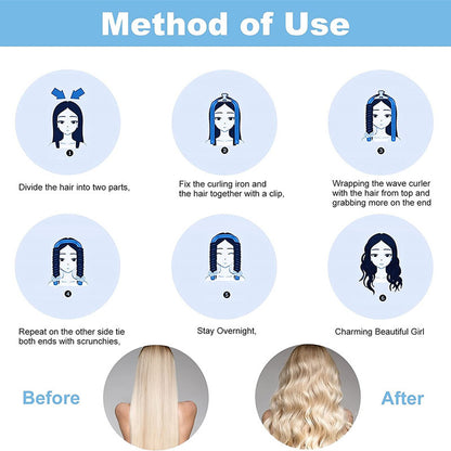 Sponge curling iron
