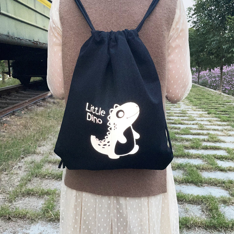 Sport canvas drawstring backpack
