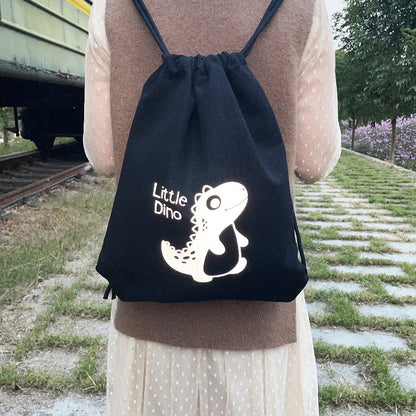 Sport canvas drawstring backpack