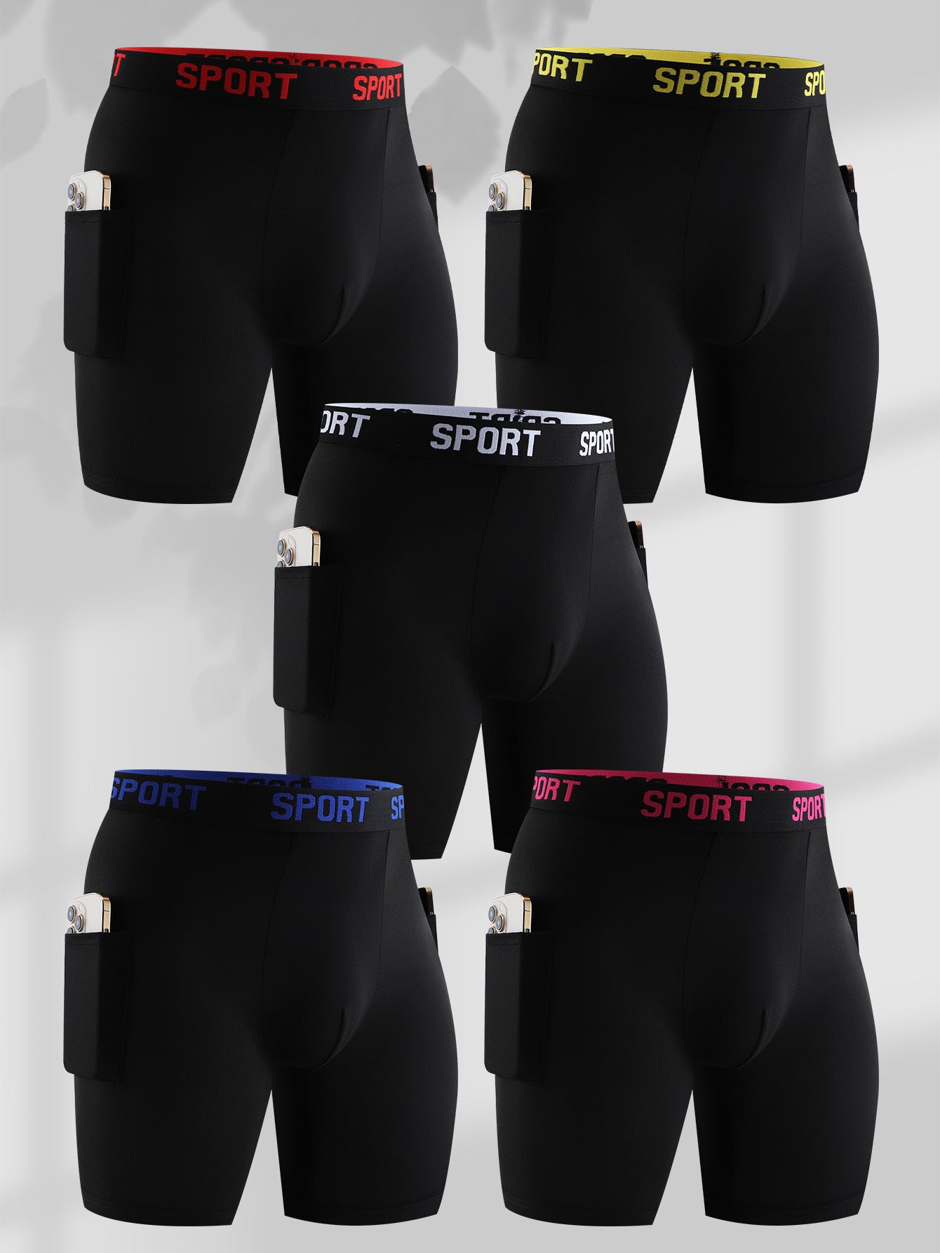 Sport Men's Boxer Briefs Breathable Underwear