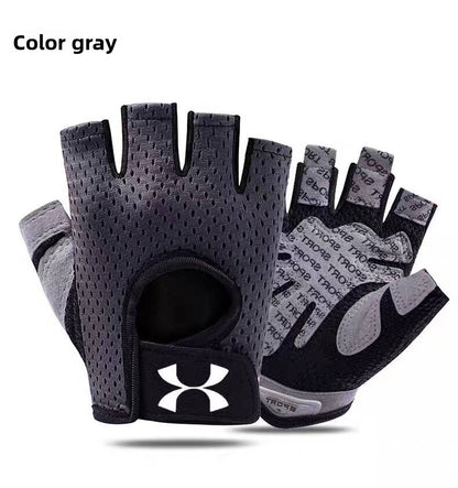 Sports and fitness gloves, breathable
