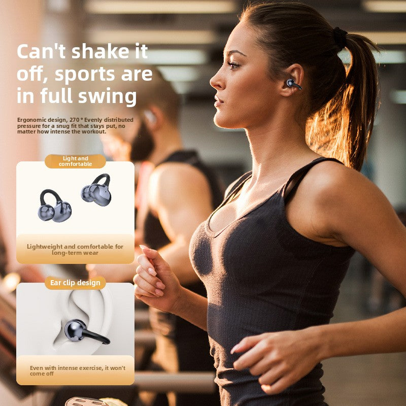 Sports Bluetooth earphones, clip-on style