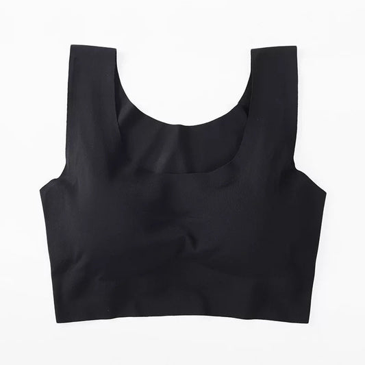 Sports bra without steel rims