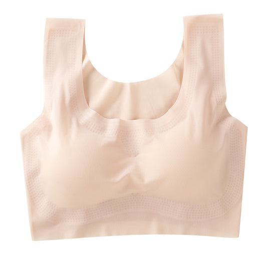 Sports bra without steel rims