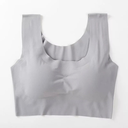 Sports bra without steel rims
