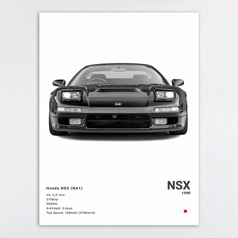 Sports Car Canvas Decorative Painting