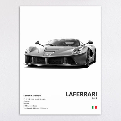 Sports Car Canvas Decorative Painting