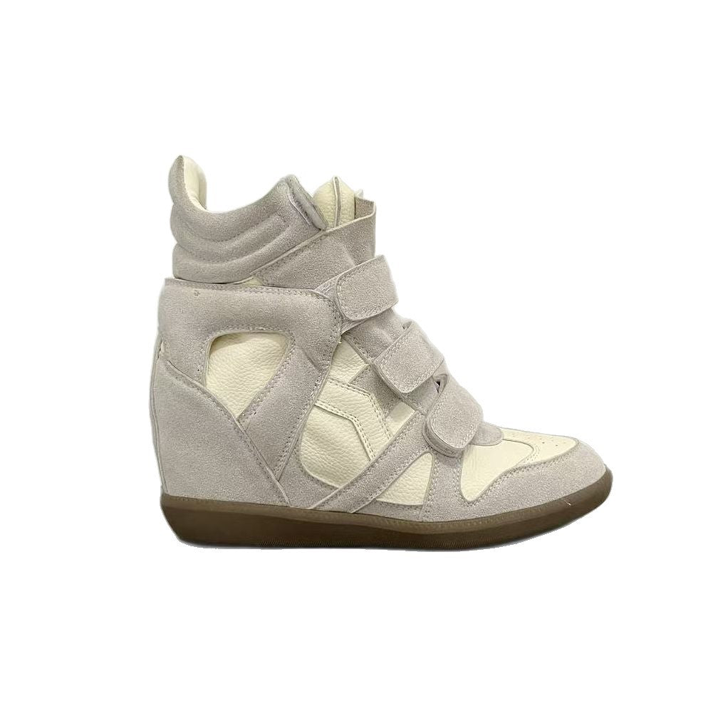 Sports casual shoes, genuine leather high-top shoes