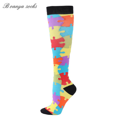 Sports Compression Socks High Tube Support